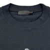 プラダ PRADA ロゴ刺繍半袖Tシャツ UJN555 ブラック コットン メンズ 半袖Ｔシャツ