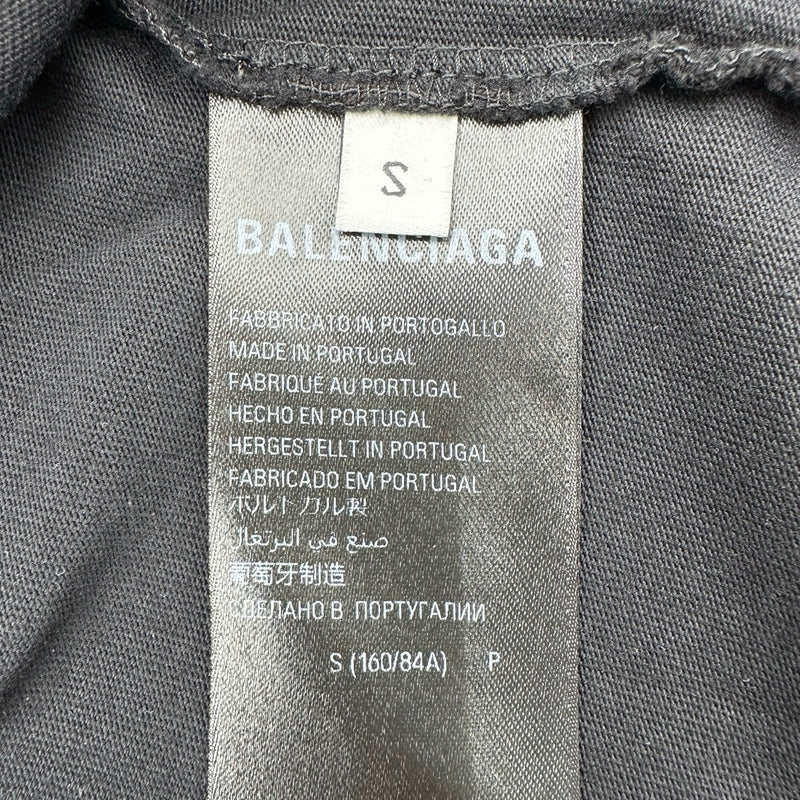 バレンシアガ BALENCIAGA VALENTINE CD 半袖シャツ 764235 ブラック