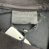 バレンシアガ BALENCIAGA VALENTINE CD 半袖シャツ 764235 ブラック コットン メンズ 半袖Ｔシャツ