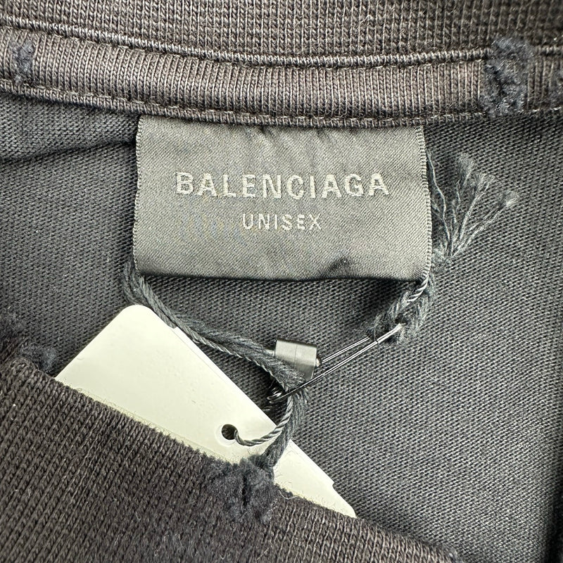 バレンシアガ BALENCIAGA VALENTINE CD 半袖シャツ 764235 ブラック
