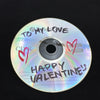 バレンシアガ BALENCIAGA VALENTINE CD 半袖シャツ 764235 ブラック コットン メンズ 半袖Ｔシャツ