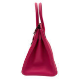 エルメス HERMES バーキン30 □Q刻 ローズティリアン/シルバー金具 エプソン レディース ハンドバッグ