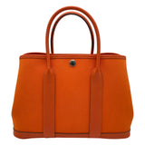エルメス HERMES ガーデンパーティTPM A刻 フー シルバー金具 トワル/カントリー レディース トートバッグ