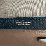 エルメス HERMES ガーデンパーティPM K刻 エトゥープ/ブラック トワル ネゴンダ ユニセックス トートバッグ