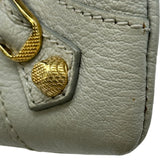 バレンシアガ BALENCIAGA ジャイアントエンベロープ クラッチバッグ 282011 グレー レザー レディース クラッチバッグ