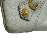 バレンシアガ BALENCIAGA ジャイアントエンベロープ クラッチバッグ 282011 グレー レザー レディース クラッチバッグ