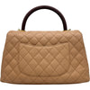 シャネル CHANEL ココハンドル29 A92991 24番台 ブラウン系 ゴールド金具 キャビアスキン/リザード レディース ショルダーバッグ