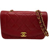 シャネル CHANEL ダイアナ22 A01164 3番台 レッド ゴールド金具 ラムスキン レディース ショルダーバッグ