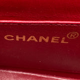シャネル CHANEL ダイアナ22 A01164 3番台 レッド ゴールド金具 ラムスキン レディース ショルダーバッグ