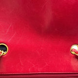 シャネル CHANEL ダイアナ22 A01164 3番台 レッド ゴールド金具 ラムスキン レディース ショルダーバッグ