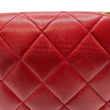 シャネル CHANEL ダイアナ22 A01164 3番台 レッド ゴールド金具 ラムスキン レディース ショルダーバッグ