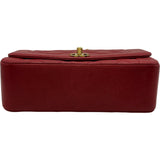 シャネル CHANEL ダイアナ22 A01164 3番台 レッド ゴールド金具 ラムスキン レディース ショルダーバッグ