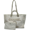 シャネル CHANEL ドーヴィルGM チェーントートバッグ A66941 アイボリー キャンバス/カーフ レディース トートバッグ