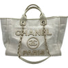 シャネル CHANEL ドーヴィルGM チェーントートバッグ A66941 アイボリー キャンバス/カーフ レディース トートバッグ