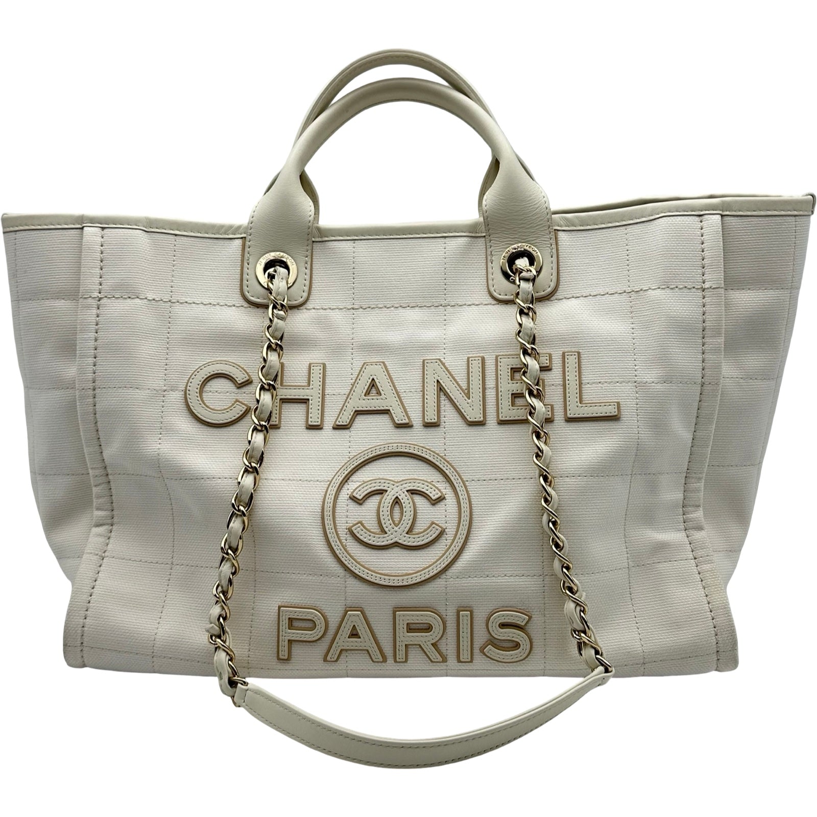 シャネル CHANEL ドーヴィルGM チェーントートバッグ A66941