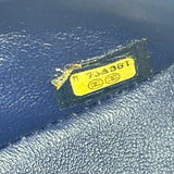 シャネル CHANEL マトラッセ25 A01112 18番台 ネイビー シルバー金具 キャビアスキン レディース ショルダーバッグ