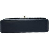 シャネル CHANEL マトラッセ25 A01112 18番台 ネイビー シルバー金具 キャビアスキン レディース ショルダーバッグ