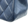 シャネル CHANEL マトラッセ25 A01112 18番台 ネイビー シルバー金具 キャビアスキン レディース ショルダーバッグ
