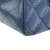 シャネル CHANEL マトラッセ25 A01112 18番台 ネイビー シルバー金具 キャビアスキン レディース ショルダーバッグ