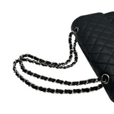 シャネル CHANEL マトラッセ25 A01112 15番台 ブラック シルバー金具 キャビアスキン レディース ショルダーバッグ