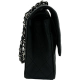 シャネル CHANEL マトラッセ25 A01112 11番台 ブラック シルバー金具 キャビアスキン レディース ショルダーバッグ