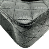シャネル CHANEL マトラッセ25 A01112 11番台 ブラック シルバー金具 キャビアスキン レディース ショルダーバッグ