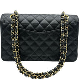 シャネル CHANEL マトラッセ25 A01112 18番台 ブラック ゴールド金具 キャビア レディース ショルダーバッグ