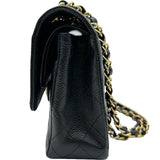 シャネル CHANEL マトラッセ25 A01112 18番台 ブラック ゴールド金具 キャビア レディース ショルダーバッグ