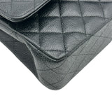 シャネル CHANEL マトラッセ25 A01112 18番台 ブラック ゴールド金具 キャビア レディース ショルダーバッグ