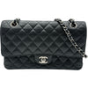 シャネル CHANEL マトラッセ25 A01112 19番台 ブラック シルバー金具 キャビア レディース ショルダーバッグ