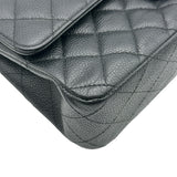 シャネル CHANEL マトラッセ25 A01112 19番台 ブラック シルバー金具 キャビア レディース ショルダーバッグ