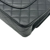 シャネル CHANEL マトラッセ25 A01112 19番台 ブラック シルバー金具 キャビア レディース ショルダーバッグ