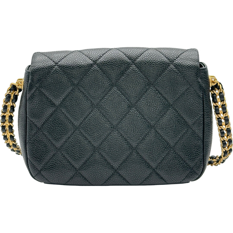 シャネル CHANEL マトラッセチェーンショルダーバッグ AS2528 ブラック
