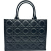 クリスチャン・ディオール Christian Dior ブックトート ミディアム M13240WHP ブラック カーフ カナージュ レディース トートバッグ