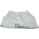 クリスチャン・ディオール Christian Dior レディディオール ミディアム ブラック×シルバー金具 カナージュ/パテントカーフスキン レディース ハンドバッグ