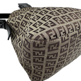 フェンディ FENDI ズッキーノワンショルダー 8BR004 ブラウン ナイロンジャガード レディース ハンドバッグ