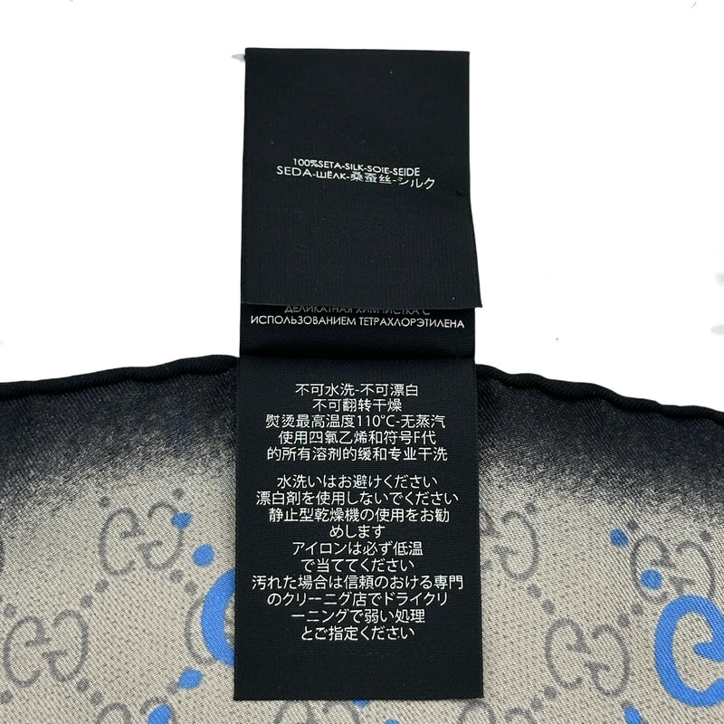 グッチ GUCCI グッチゴースト スカーフ マルチカラー シルク
