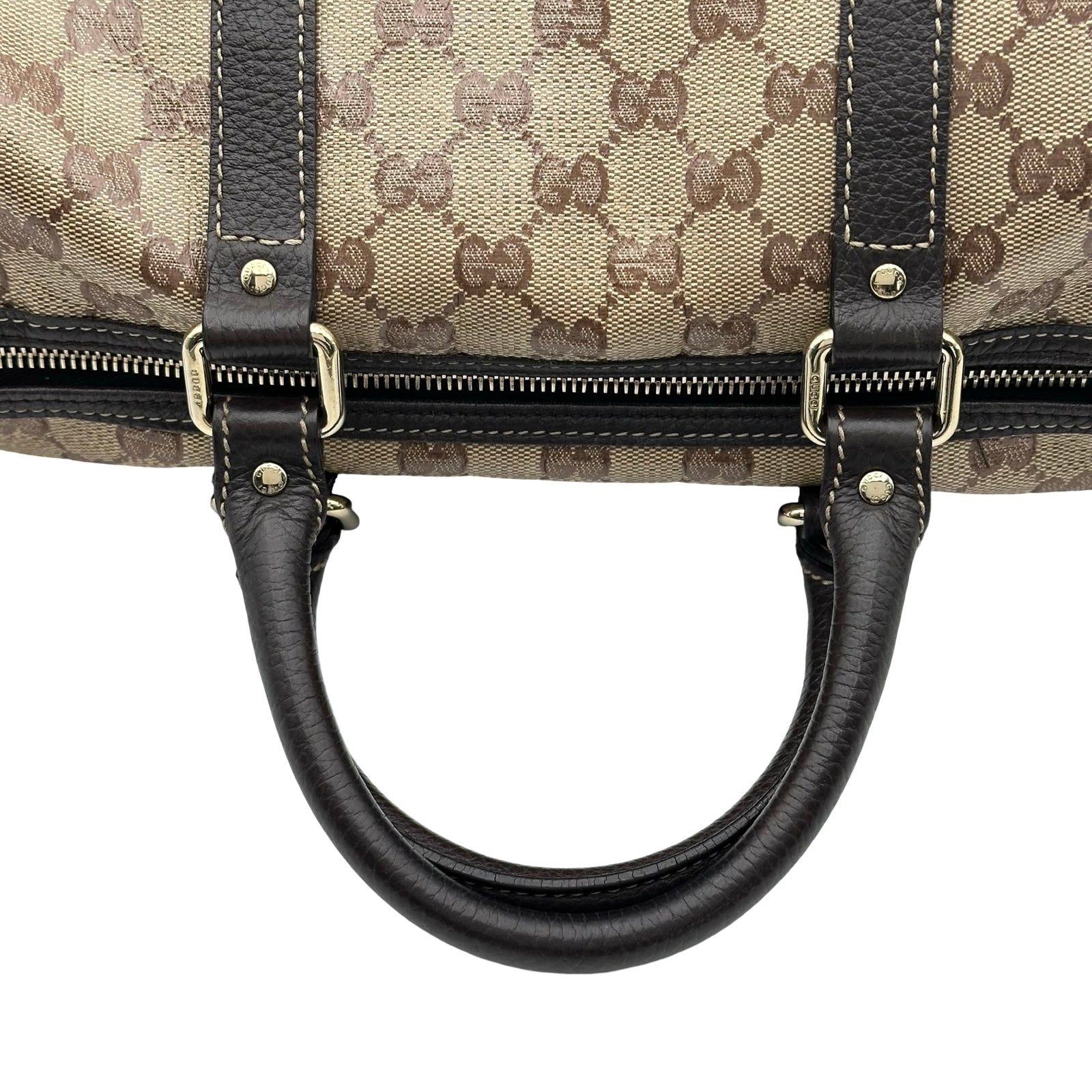 グッチ GUCCI ボストンハンドバッグ 265697 ブラウン GGクリスタル