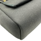 エルメス HERMES エールバッグジップPM W刻印 ブラック ゴールド金具 トワル/ハンター レディース ショルダーバッグ