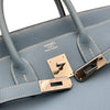 エルメス HERMES オータクロア32 □J刻印 ブルージーン/シルバー金具 エプソン レディース ハンドバッグ