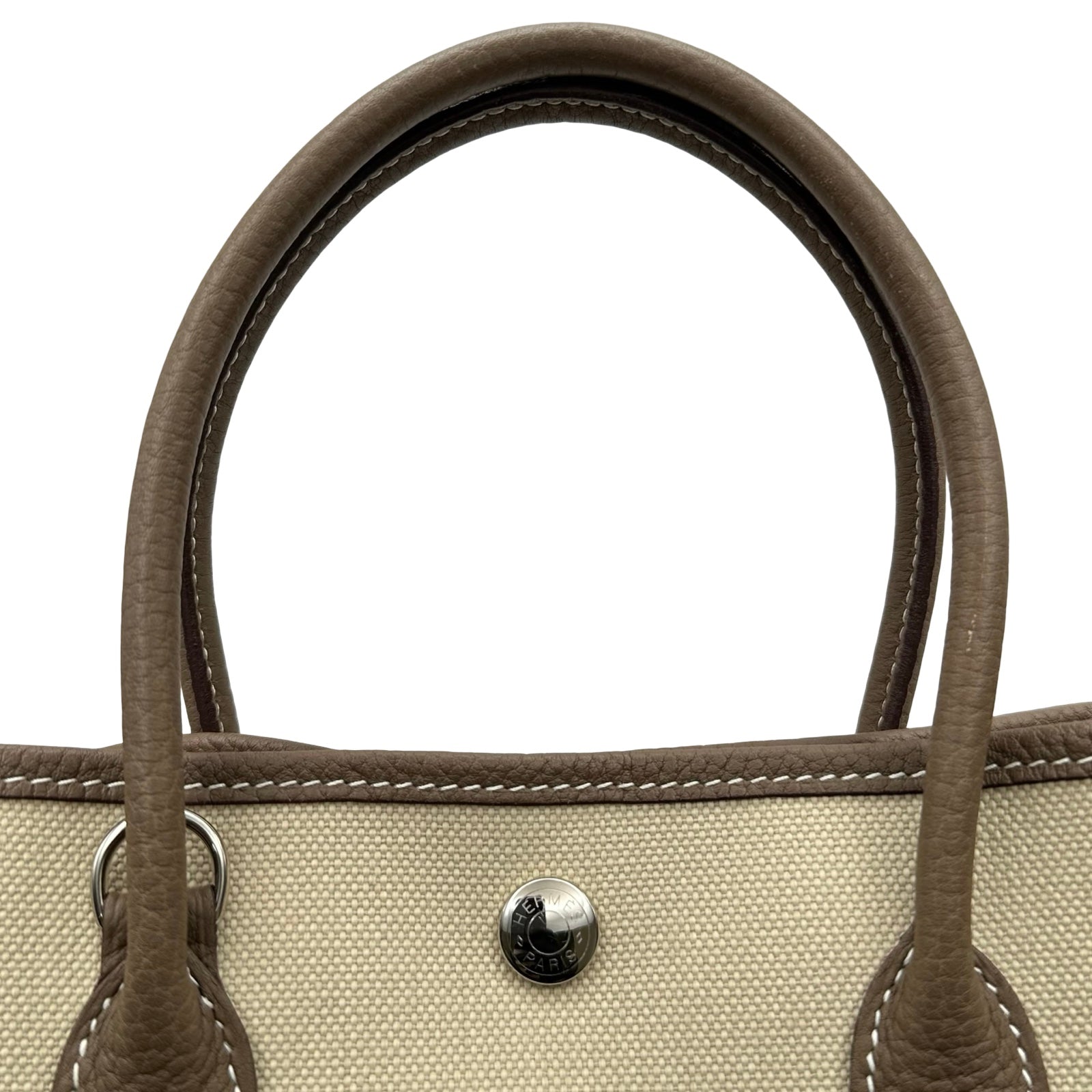 エルメス HERMES ガーデンファイルPM Z刻印 エトゥープ/べトン