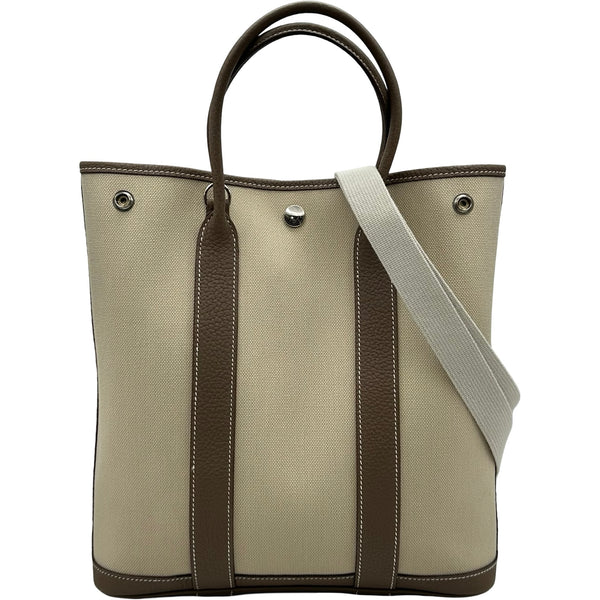 エルメス HERMES ガーデンファイルPM Z刻印 エトゥープ/べトン