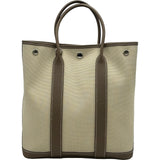 エルメス HERMES ガーデンファイルPM Z刻印 エトゥープ/べトン シルバー金具 トワル/ネゴンダ レディース ショルダーバッグ