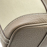 エルメス HERMES ガーデンファイルPM Z刻印 エトゥープ/べトン シルバー金具 トワル/ネゴンダ レディース ショルダーバッグ
