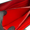 エルメス HERMES ケリーウォレット ロング ヴェルソ D刻 ブルーノール/ルージュクー シルバー金具 エプソン レディース 長財布