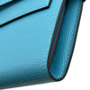 エルメス HERMES ケリーウォレット ロング ヴェルソ D刻 ブルーノール/ルージュクー シルバー金具 エプソン レディース 長財布