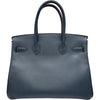 エルメス HERMES バーキン30 コントゥール X刻印 ブルーインディゴ・ルージュアッシュ ゴールド金具 エプソン レディース ハンドバッグ