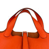 エルメス HERMES ピコタンロックPM T刻印 オレンジポピー シルバー金具 トリヨン レディース トートバッグ