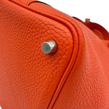 エルメス HERMES ピコタンロックPM T刻印 オレンジポピー シルバー金具 トリヨン レディース トートバッグ