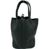 エルメス HERMES ピコタンロックPM W刻印 ヴェールフォンセ ゴールド金具 トリヨン レディース ハンドバッグ